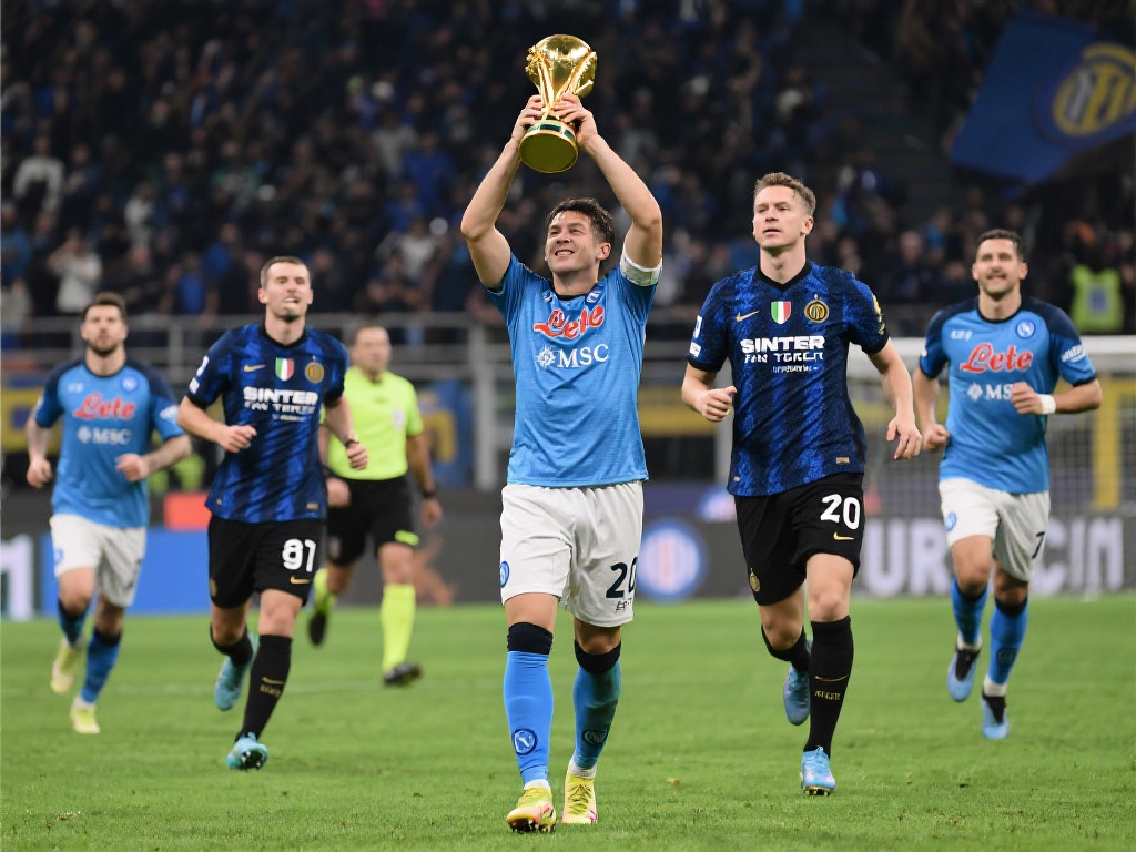 意甲争冠白热化:那不勒斯冲冠 国米存逆袭可能 当意甲赛季进入最后的紧张时刻,争冠形势变