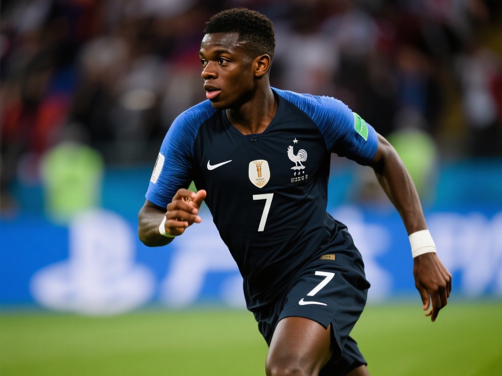 登贝莱接过法国队7号球衣,恩昆库改穿10号战袍 登贝莱近年来在巴塞罗那和巴黎圣日耳曼的表